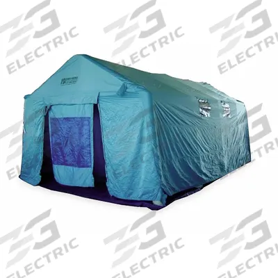 FSI Canopy Tent: 23 ft Overall Lg, 13 ft Overall Wd, 9 ft Overall Ht, HD PVC/Nylon - Inflatable General Purpose Temporary Shelters