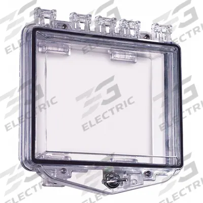 SAFETY TECHNOLOGY INTERNATIONAL Enclosure: Polycarbonate, 5 15/16 in Overall Dp - Covers for Alarms & Wall Fixtures