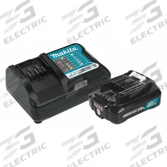 MAKITA Battery and Charger Kit: CXT®, 2 Ah, Battery Included, Charger Included, Tabbed, 12V DC (MPN BL1021BDC1)