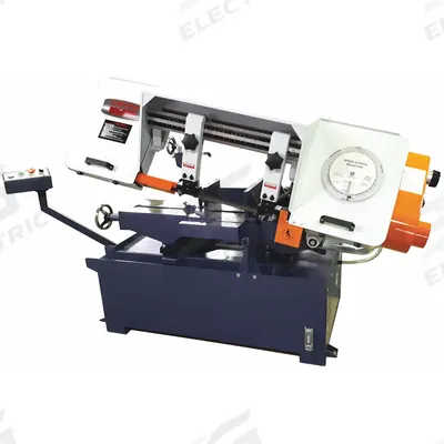 Dayton Band Saw: 10 in x 16 in, 95 to 350 SFPM, 0° to 60°, 12.0, 1 Phase - Mitering Manual Horizontal Band Saws
