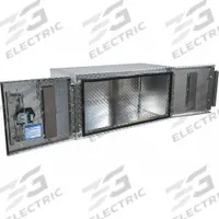 BUYERS PRODUCTS Truck Box: Underbody Truck Box, Double Barn Doors Door, 18 in Overall Dp, Silver (MPN 1705205). Key specifications — Color: Silver; Brand: BUYERS PRODUCTS; Lock Type: Keyed.