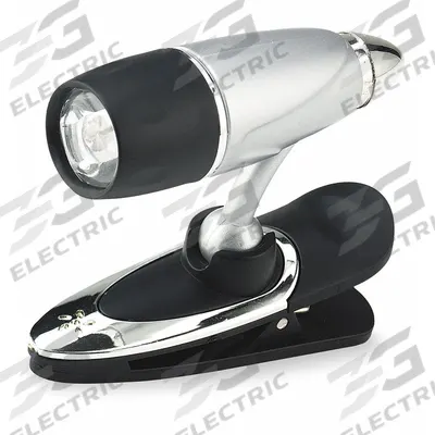BELL Light Clip: Clip Light, Black/Silver - Interior Automotive Accessories