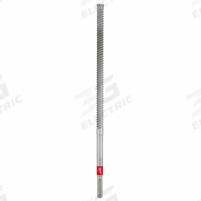 MILWAUKEE Rebar Cutter Drill Bit: 5/8 in Drill Bit Size, 16 in Max Drilling Dp - 3-Flat-Shank Rebar Cutting Drill Bits