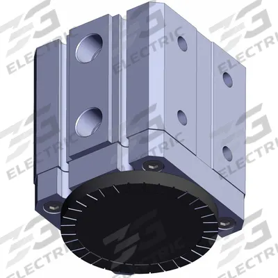 SMC Magnetic Gripper: MHM, RC1/8 in, Max. 500 N Holding Force - Magnetic Grippers for Perforated Metal Applications
