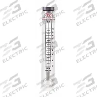 DWYER Flow Meter Pvc 2 - 20 Gpm: Acrylic Flowmeter, Scale, Variable Area, Inline, Vertical, 120°F (MPN VFC-143). Key specifications — Display Type: Scale; O-Ring Material: Buna-N; Includes Flow Rate Adjustment Knob: No; Includes Pressure Guage: No; Mounting Orientation: Vertical; Unit Of Measure: Gallons; Brand: DWYER; Accuracy: +/-2%.