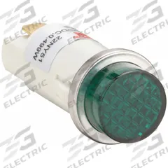 DAYTON Raised Panel Light: 12 mm Panel Mounting Hole Dia, LED, Raised Head (MPN 22NY51). Key specifications — Brand: DAYTON; Electrical Connection: 0.187 in Tab.