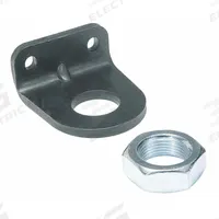SPEEDAIRE Cylinder Mounting Hardware: Foot Mount Type, Fits 1 1/2 in_2 in Bore Dia, Aluminum, 5VNX4. Key specifications — attr947439: 5VNX4; attr947448: Aluminum; attr1171502: Foot Mount.