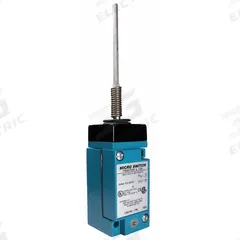 HONEYWELL Plug-In Limit Switch: Wobble Stick, 2 Mounting Holes, Zinc, 5.5 in Actuator Lg (MPN LSJ1A-7N). Key specifications — Brand: HONEYWELL; Electrical Connection: Screw Terminals; Series: HDLS; Body Material Type: Metallic.