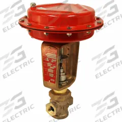 PARKER Pneumatic Globe Control Valve: Bronze, 3/4 in Pipe Size, FNPT x FNPT, Air to Spring, Female (MPN M314-3201). Key specifications — Brand: PARKER; Disc Material: 17-4PH Stainless Steel; Seat Material: 17-4 Stainless Steel; Connection Type: FNPT x FNPT.
