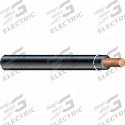 SOUTHWIRE Building Wire: Copper, 8 AWG, 1 Conductors, Stranded, Black, 500 ft Lg - Copper XHHW/XHHW-2 Building Wires