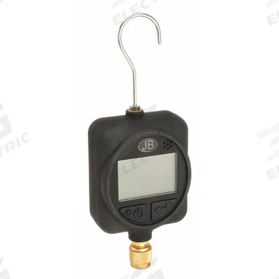 JB INDUSTRIES Vacuum Gauge: LCD, 10 micron Hg to 100,000 micron Hg, ± 10 micron, AA - Digital Vacuum Gauges