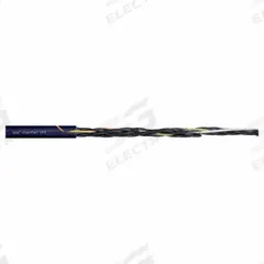 CHAINFLEX Control Cable: 20 AWG, 18 Conductors, Order by the Foot, TPR Jacket, 300 V (MPN CF9-05-18). Key specifications — Conductor Material: Copper; Conductor Configuration: Single; Minimum Bend Radius Factor - Fixed: 3 x OD; Minimum Bend Radius Factor - Flexible: 4 x OD; Includes Ground: No; Minimum Bend Radius Factor - E-Chain: 5 x OD; Resistance Properties: Coolant Resistant; Standards: CE 2014/35/EU.