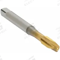 OSG Spiral Point Tap: M6x1 Metric, H5 / 4H-6H, 3 Flute, Plug Chamfer, TiN Coated Cobalt (MPN 1111500705). Key specifications — attr1299616: H5 / 4H-6H.