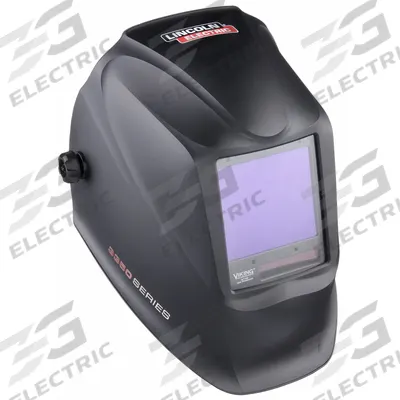 LINCOLN ELECTRIC Welding Helmet: Auto-Darkening, 4 Arc Sensors, Black, W5 to W13 - Auto-Darkening Welding Helmets - Solid Color