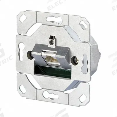 METZ CONNECT Wall Outlet: UP0, GD-Zn (Zinc Die-Cast), LSA Terminal Block x RJ45 - Voice & Data Housings, Panels & Connector Components
