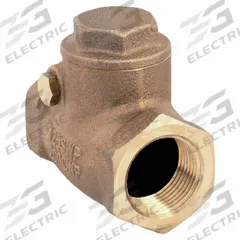 APPROVED VENDOR Swing Check Valve: Swing, Inline Valve Body, 3/4 in Pipe Size, FNPT x FNPT, Bronze (MPN 10F291). Key specifications — Brand: APPROVED VENDOR.