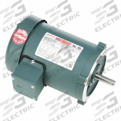 LEESON General Purpose: C-Face Mount, Totally Enclosed Fan Cooled, 1/2 hp, 230/460V AC - C-Face 3-Phase General Purpose AC Motors