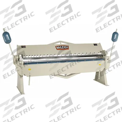 BAILEIGH INDUSTRIAL Sheet Metal Brake: Hand Lever : Top Edge Actuation + Finger - Manual Box & Pan Brakes