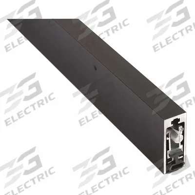 NATIONAL GUARD Automatic Door Bottom: Looped Insert, Aluminum, 36 in Lg - Automatic Door Bottoms