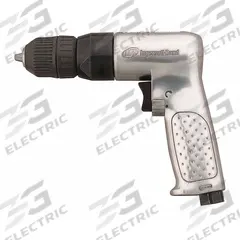 INGERSOLL RAND Air-Powered Drill: 3/8 in Chuck, Heavy Duty, 2,000 RPM, 0.5 hp, Keyless, Reversible (MPN 7802RAKCEX). Key specifications — attr1320790: INGERSOLL RAND.