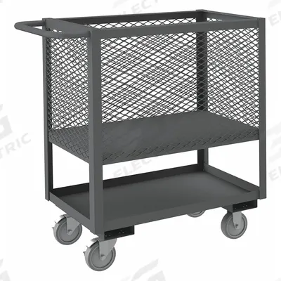 APPROVED VENDOR Raised-Platform Box Truck: 1,200 lb, 38 1/2 in L x 18 1/2 in W x 40 1/8 in H - Ergonomic Raised-Platform Box Trucks