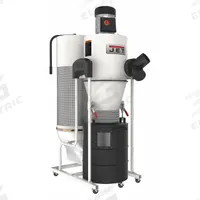 JET Wood Dust Collector: Cyclone, 115V AC, 1,259 cfm (MPN 717515). Key specifications — attr952404: JET; attr1018713: 1 micron; attr979886: Drum; attr979899: 75 dBA.