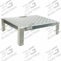 NEW AGE INDUSTRIAL Work Platform: 8 in Platform Ht - Max, 24 in Platform Wd, 20 in Platform Dp, 8 in (MPN 53604). Key specifications — Brand: NEW AGE INDUSTRIAL; Color: Silver.