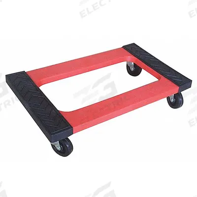 APPROVED VENDOR General Purpose Dolly: 1,200 lb, Red, 30 in L x 18 in W x 7 in H Deck - General Purpose Dollies