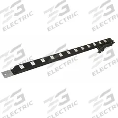 PRO-LINE Power Strip: 66 1/2 in Overall Wd, 1 1/2 in Overall Dp, Aluminum, Gray (MPN ES48/ESMR72-A31). Key specifications — Operating Voltage: 120 V; Product Type: Powerstrip; Color: Gray.