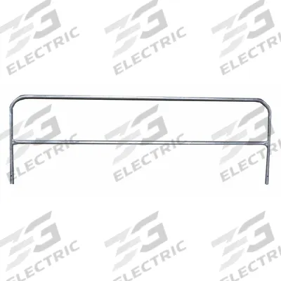 GARLOCK SAFETY SYSTEMS Guardrail: 7 1/2 ft x 3 3/8 ft, 18 3/4 in Mid-Rail Ht, Permanent - Standard Guardrails