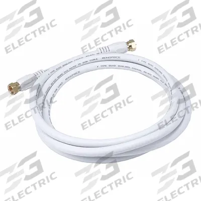 MONOPRICE Coaxial Cable: RG-6/UL, 18 AWG Conductor Gauge - RG-6/U Coaxial Cable with F-Type Connectors
