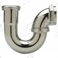 ZURN Trap: Cast Brass, Chrome-Plated, Silver, 1 1/2 in Nominal Pipe Size, 5 3/4 in Overall Lg, Slip (MPN ZR505LAW-PC). Key specifications — Finish: Chrome-Plated; Includes: Nuts; Includes Cleanout: No; Brand: ZURN; Material: Cast Brass.