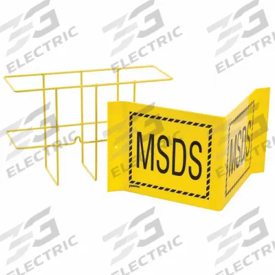 MSDS Rack and Sign: MSDS Rack and Sign, 9 in Overall Ht, 14 in Overall Wd, 4 1/2 in Overall Dp - Safety