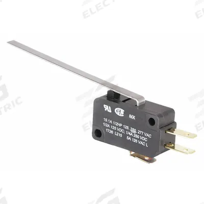 Honeywell Miniature Snap Action Switch: Lever Actuator, 1NO/1NC - Hinge Lever Snap-Action Switches