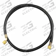 TESTO Hose: 5 ft Lg, 45° Angle, Black, Rubber, Single Hose (MPN 0554 2117). Key specifications — Brand: TESTO.