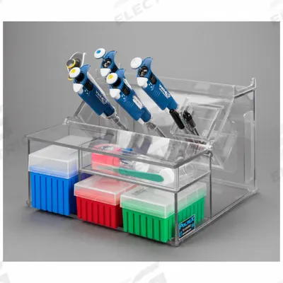 POLTEX Pipette Holder: 13 in Overall Wd, 9 in Overall Ht, 12 7/8 in Overall Lg - Lab Organizers