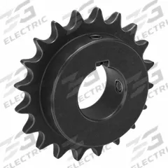 TSUBAKI Single Strand Sprocket: 50, For 5/8 in Chain Pitch, 1 7/16 in Bore Dia, 20 Teeth, Steel (MPN 50B20F-1G). Key specifications — Brand: TSUBAKI.