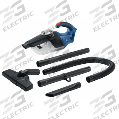 BOSCH Handheld Vacuum: 21 cfm Air Flow, 3 lb Wt, 80 dB Sound Level, 1/4 gal Vacuum Capacity - Cordless Handheld Vacuums