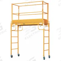 BIL-JAX Scaffold Tower: Steel, 2 ft to 6 ft, 72 in x 29 in, 1,000 lb Load Capacity (MPN 0127-006-1). Key specifications — Brand: BIL-JAX; Height Adjustability: Fixed Height; Included Components: Platform; Max Stackable Units: 2.
