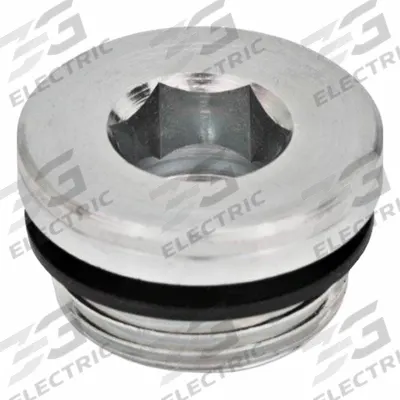 JW WINCO GN749-M24X1.5-A THREADED PLUG W/NBR SEAL: Steel, NBR Seal, Metric Fine - Steel Threaded Plugs