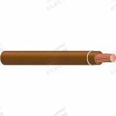 Building Wire: Copper, 6 AWG, 1 Conductors, Stranded, Brown, 1,000 ft Lg, THHN/THWN-2 (MPN 26069505). Key specifications — Voltage: 600 V; Brand: SOUTHWIRE.