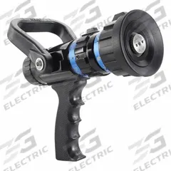VIPER Fire Hose Nozzle: Single Gallonage, Fog (MPN I217637). Key specifications — Product Type: Nozzle; Thread Type: NST; Base Type: Swivel; Body Material: Aluminum; Activates By: Shutoff Handle; Nozzle Option: Single Gallonage; Spray Pattern: Fog/Straight Stream; Brand: VIPER.