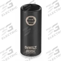 DEWALT Impact Socket: 1/2 in Drive Size, SAE, 1 1/16 in Socket Size, 6-Point, Std, 3 in Overall Lg (MPN DW22952). Key specifications — attr1215501: DEWALT; attr1215515: Black Oxide; attr1215518: 1-1/16 in.
