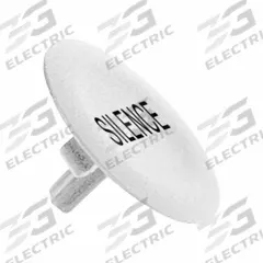 SCHNEIDER ELECTRIC Push Button Cap: 22 mm Panel Size, Non-Illuminated, Non-Metallic, Silence, White (MPN ZBA147). Key specifications — Manufacturer Part Number: ZBA147; Compatible Operator Illumination: Non-Illuminated; Compatible with Series: XB4; Head Attachment Type: Snap-On; Head Material: Plastic; Brand: SCHNEIDER; Legend: Silence.