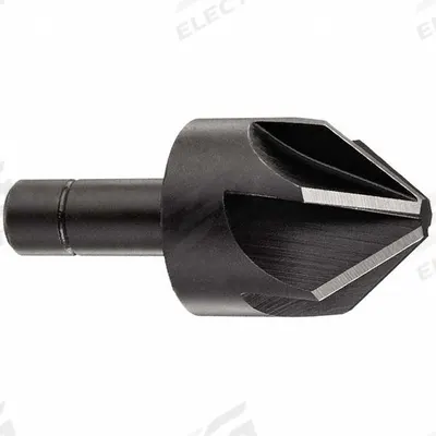 KEO Countersink: 90°, 6 Flute, 1 1/4 in Body Dia, 3/4 in Shank - Smooth-Finish Six-Flute Countersinks