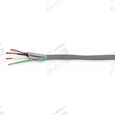 CAROL Power Limited and Communication Cable: 1,000 ft Cable Lg, 7 Strands, 18 AWG - Unpaired Shielded Cables