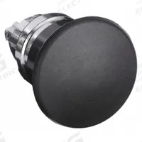 SCHNEIDER Mushroom Head Push Button: Black, 22 mm Mounting Size, Metallic, Momentary (MPN ZB4BC2). Key specifications — Brand: SCHNEIDER; Action: Momentary; Series: XB4; Push Button Material Type: Metallic.