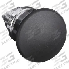 SCHNEIDER Mushroom Head Push Button: Black, 22 mm Mounting Size, Metallic, Momentary (MPN ZB4BC2). Key specifications — Brand: SCHNEIDER; Action: Momentary; Series: XB4; Push Button Material Type: Metallic.