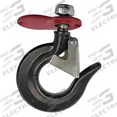 DAYTON Top Hook Assembly: Electric Chain Hoists, 500 lb Compatible Load Capacity, 2KEL1. Key specifications — Compatible Hoist Type: Electric Chain Hoists; Product Type: Top Hook Assembly; Manufacturer Part Number: 2KEL1; Included Components: Latch.