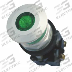 EATON Mushroom Head Push Button: Illuminated, Mushroom Head Profile, Metallic, 30 mm, 1NC (MPN HT8FBGBF3). Key specifications — Brand: EATON; Action: Maintained/Maintained; Series: HT800; Push Button Material Type: Metallic.